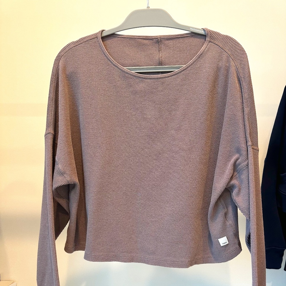 Vuori Long Sleeve Waffle Top - Size XS